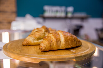 croissant on the table