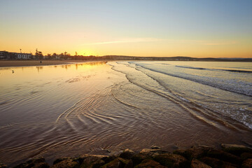 Sandy beach on the coast near Essaouira