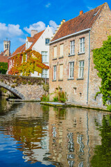 Fototapeta premium The city of Bruges in Belgium