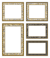 The frames of ancient Egyptian motif