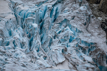 Glacier ice from the Buerbreen glacier in Norway