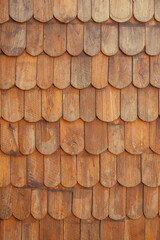 Wooden roof pattern background and texture - 402900357