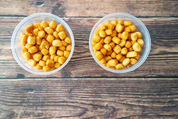 Nigerian chin chin snack in a bowl