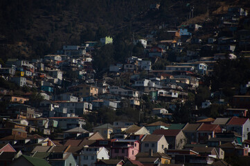 Fototapeta premium valparaiso, chile, south america, humble city on the hill