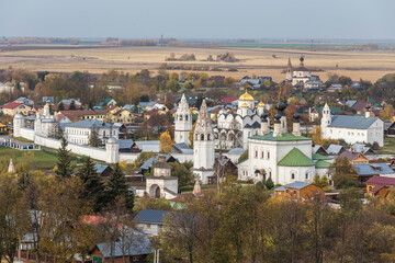 Alexander and Pokrovsky monasteries in Suzdal