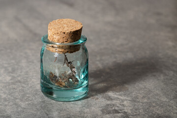 Dried herbs flask