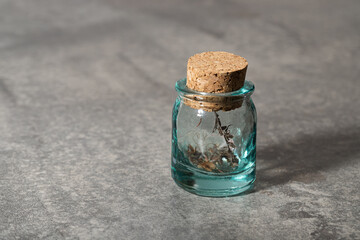 Dried herbs flask