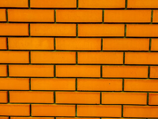 Seamless fragment of a red brick wall. brickwork for background or texture