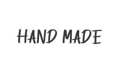 Hand made lettering text. Typography vector writing.