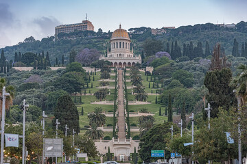 Baha i Holy Places in Haifa and the Western Galilee. Travel photo