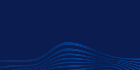 Fototapeta premium Blue background with wave lines pattern. futuristic technology lines background with light effect. Abstract background with dynamic effect. Motion vector Illustration. Trendy gradients. 
