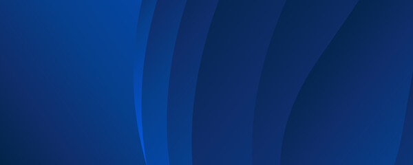 Paper layer circle blue abstract background. Curves and lines use for banner, cover, poster, wallpaper, design with space for text. Trendy blue black grey color of 2021 background.