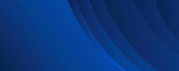 Paper layer circle blue abstract background. Curves and lines use for banner, cover, poster, wallpaper, design with space for text. Trendy blue black grey color of 2021 background.