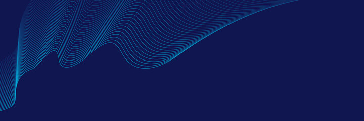 futuristic technology lines background with light effect and wave lines. Trendy dark blue grey color of 2021 background. Suit for business, corporate, institution, party, festive, seminar, and talks
