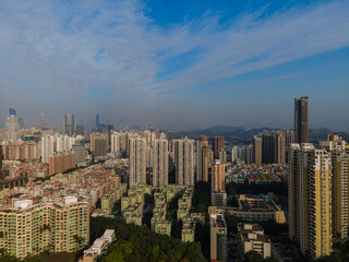 Aerial Photograph of Futian District, Shenzhen City