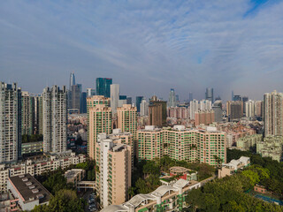 Obraz premium Aerial Photograph of Futian District, Shenzhen City
