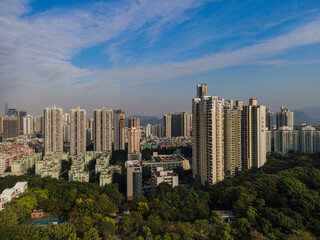 Aerial Photograph of Futian District, Shenzhen City