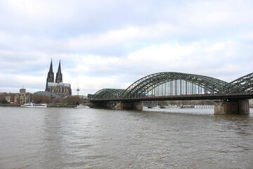 cologne cathedral and the river