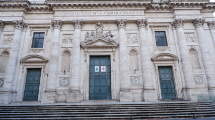 Fototapeta na wymiar San Giovanni Battista dei Fiorentini Church, Rome, Italy