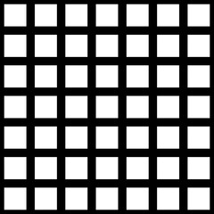 Vector black and white square checkered background