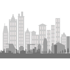 Vector colorful cities. Vector illustration.