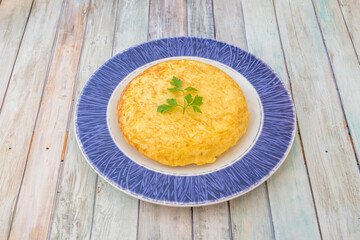 Spanish potato omelette