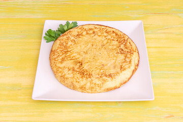Spanish potato omelette