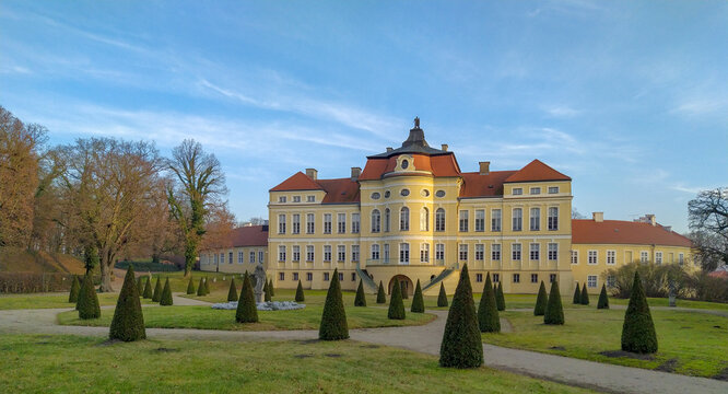 Rogalin castle in landscape park