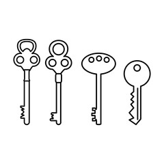 key icon design vector template