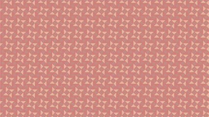 Patrón triangulo estrella ninja reguilete - café