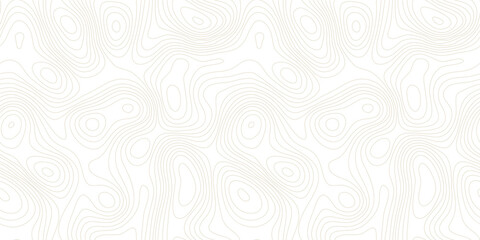 Vector tree rings seamless background, subtle pattern. topographic map background concept