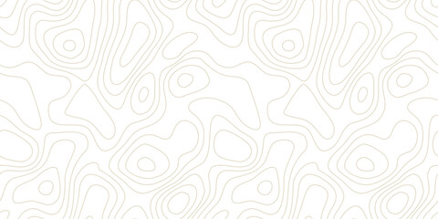 Vector tree rings seamless background, subtle pattern. topographic map background concept