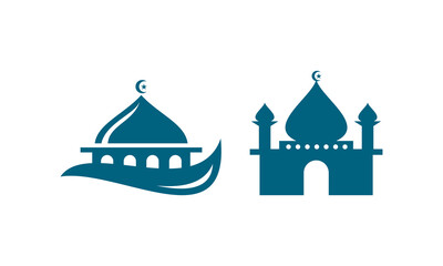 Fototapeta premium set mosque vector design