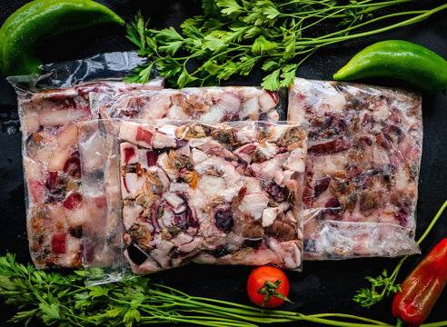 Pescado, pulpo, almejas, calamar y varios mariscos
