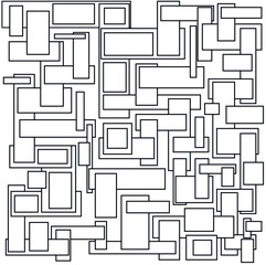 blocks black and white geometirc background