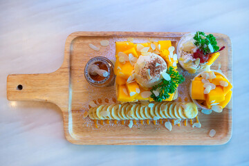 Mango Tango Honey Toast