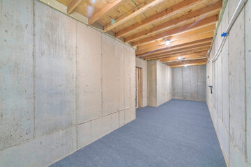 Cold storage room interior of home used to store fresh and perishable food