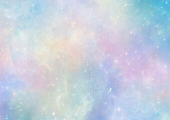 pastel galaxy, nebra, sky, cosmic, milky way