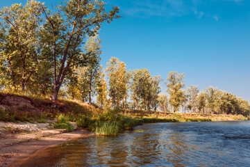 Fototapeta na wymiar The River Berd. Western Siberia, Russia
