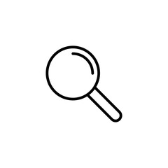search icon vector. magnifying glass icon vector 