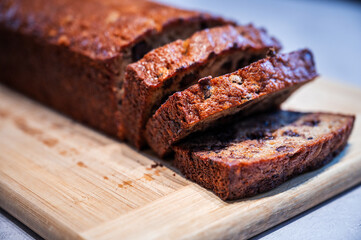 Chocolate chip banana bread