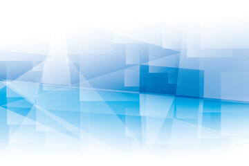 Abstract geometric white and blue color background. Vector, illustration.