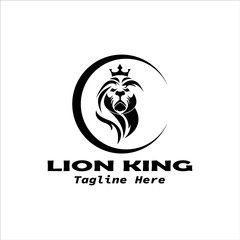 creative logo design lion concept vector template