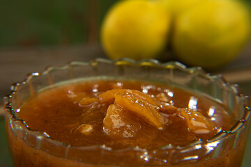 Lemon Chutney in a bowl	