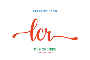 LCR lettering logo is simple, easy to understand and authoritative