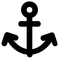 Infographic of anchor line vector illustration