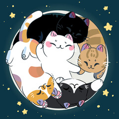 Planet of cats © Ann