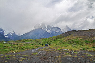 Cerro Paine Grande in Torres del Paine National Park, Patagonia, Chile