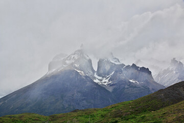 Obraz na płótnie Canvas Cerro Paine Grande in Torres del Paine National Park, Patagonia, Chile