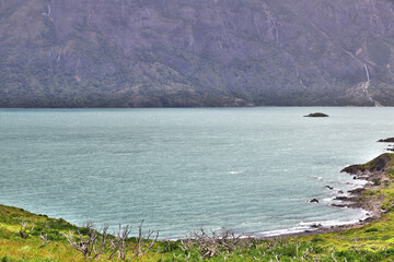 Cerro Paine Grande in Torres del Paine National Park, Patagonia, Chile
